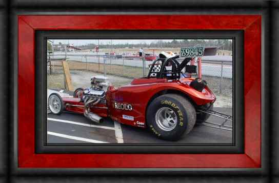 MikesRaceCarTangarineGlazeFrame